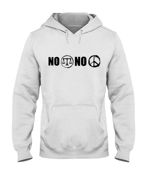 No Justice No Peace Graphic Hoodie Sweatshirt