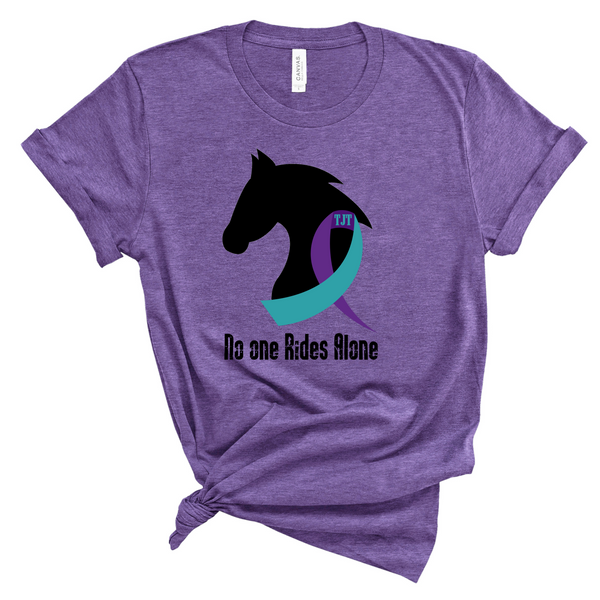 No one Rides Alone Suicide Awareness Unisex T-Shirt