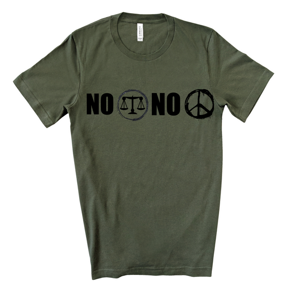 No Justice No Peace Graphic T-Shirt