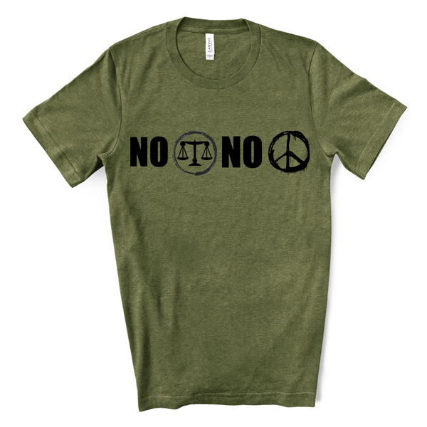 No Justice No Peace Graphic T-Shirt