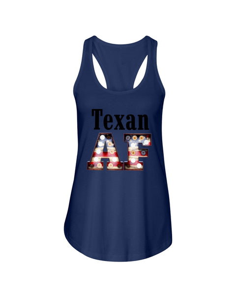 Texan AF Racer-back Tank Top