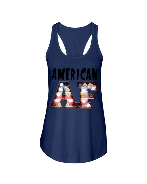 American AF Ladies Racer-back Tank Top