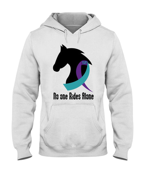 No One Rides Alone Suicide Awareness Hoodie Sweatshirt